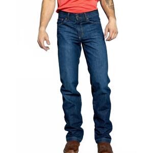 NEW KIMES dillon slim straight jeans in dark wash